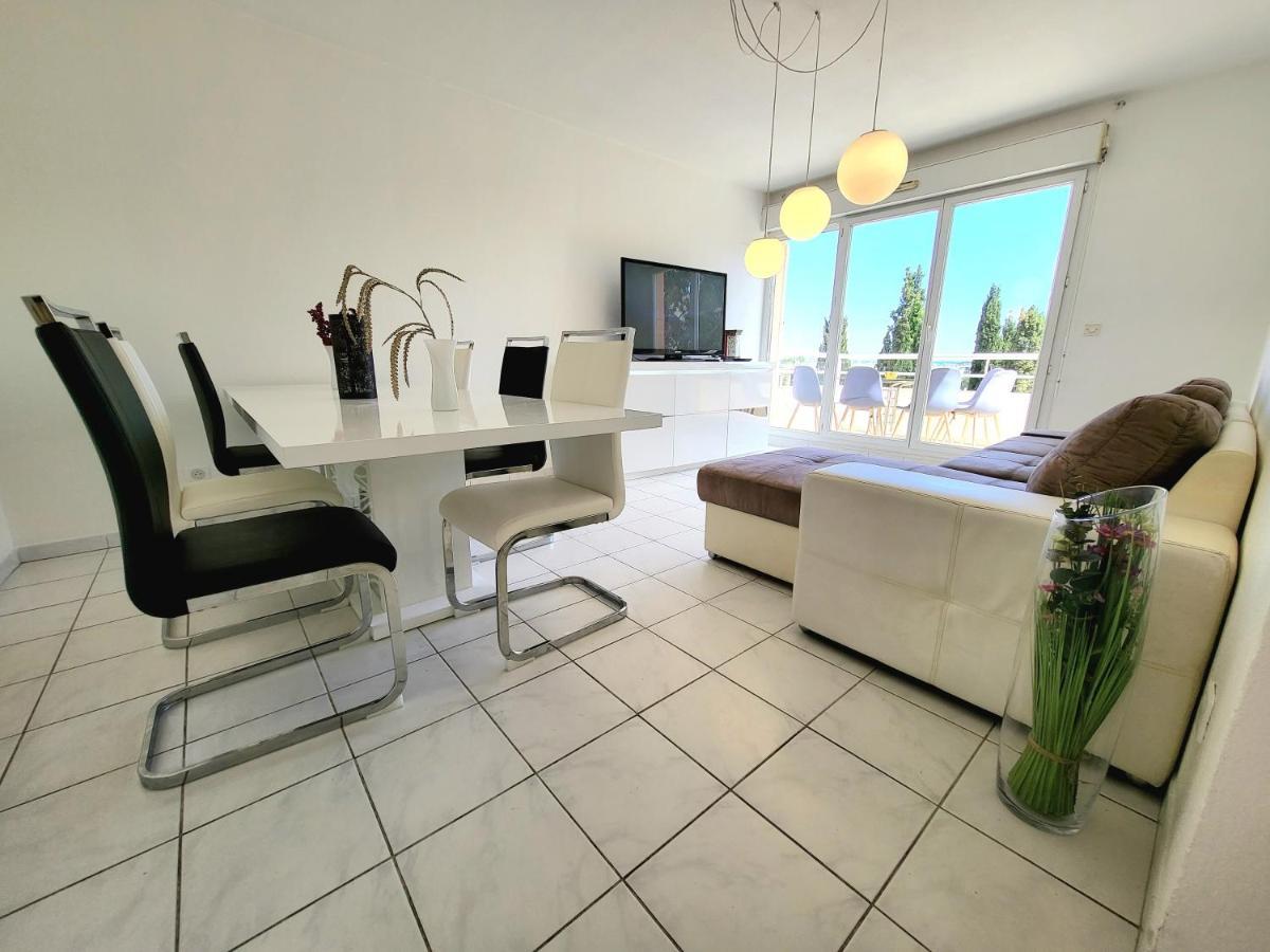 Appart Luxueux 3 Pieces, Piscine, Mer, Terrasse 칸느 외부 사진